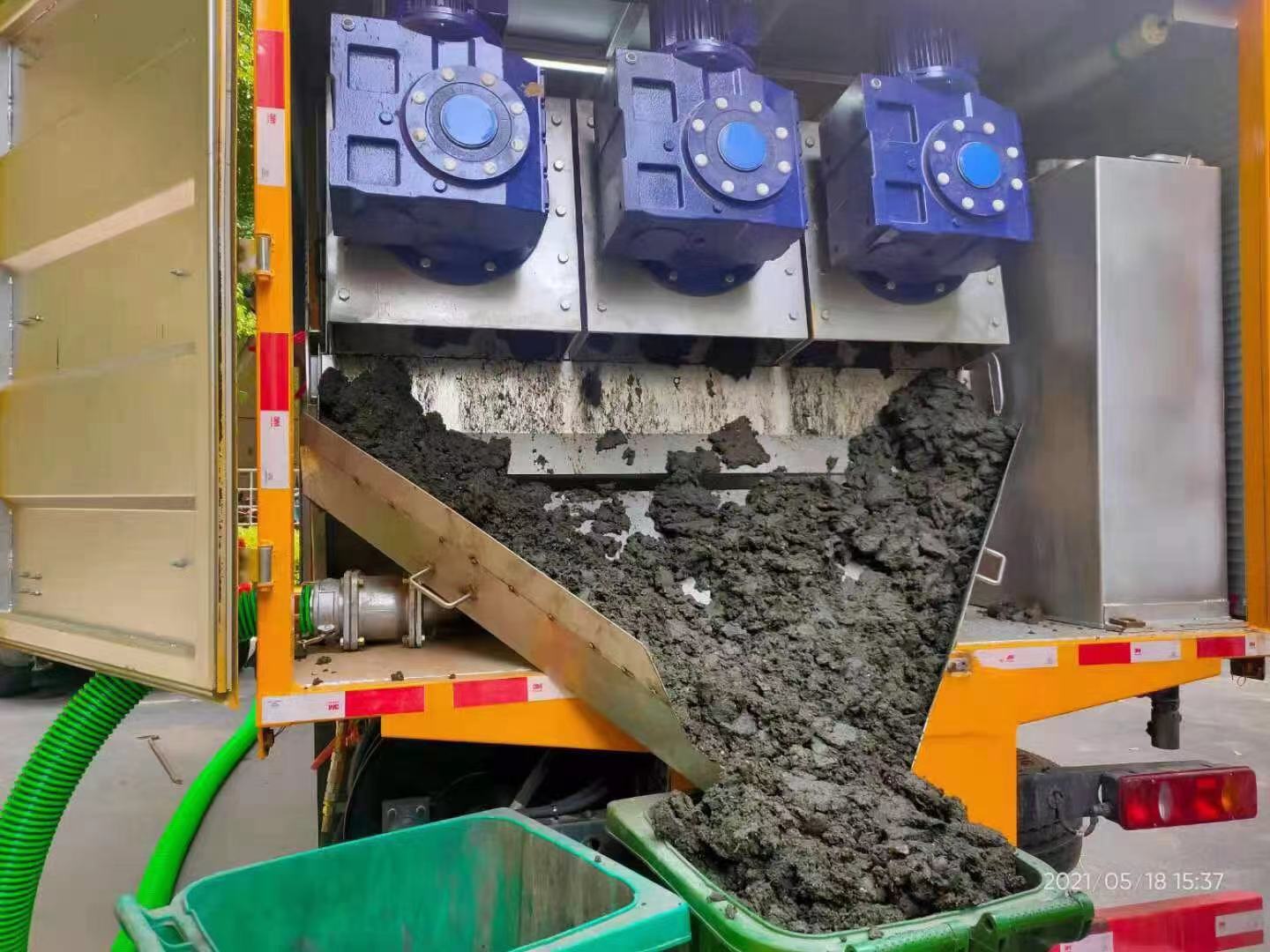 钦北化粪池清掏城市维护站-泥浆净化干湿分离处理